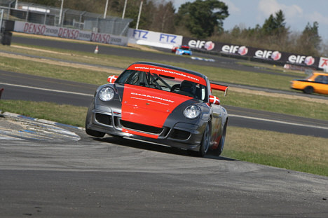 Claus Christensen testede for nylig sin Porsche 997 GT3 på Jyllandsringen.
